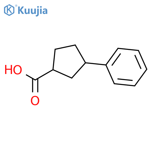 3-phenylcyclopentane-1-carboxylic Acid structure