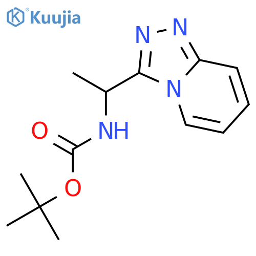 (R)-tert-Butyl (1-([1,2,4]triazolo[4,3-a]pyridin-3-yl)ethyl)carbamate structure