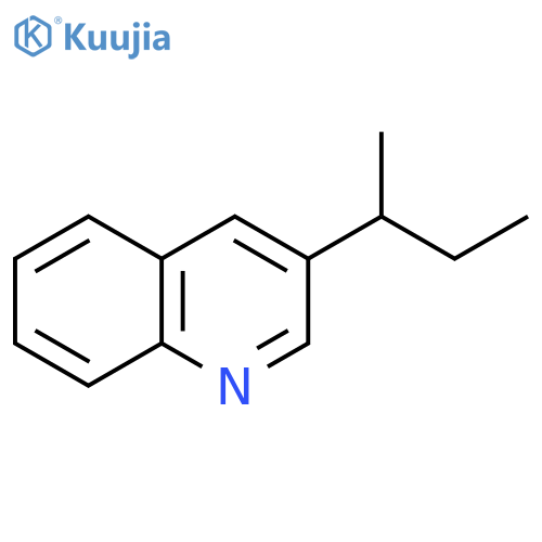 Quinoline, 3-(1-methylpropyl)- structure