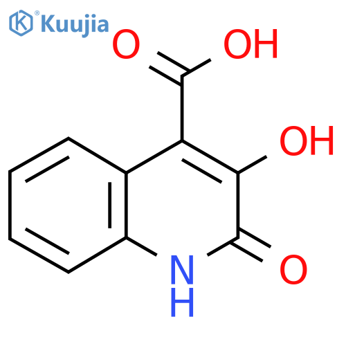 3-Hydroxy-2-oxo-1H-quinoline-4-carboxylic acid structure