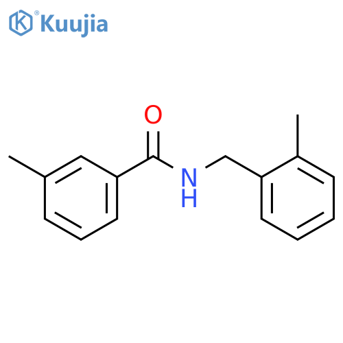 3-methyl-N-(2-methylbenzyl)benzamide structure
