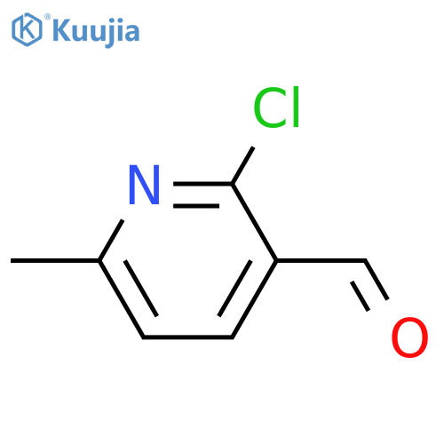 2-chloro-6-methyl-pyridine-3-carbaldehyde structure