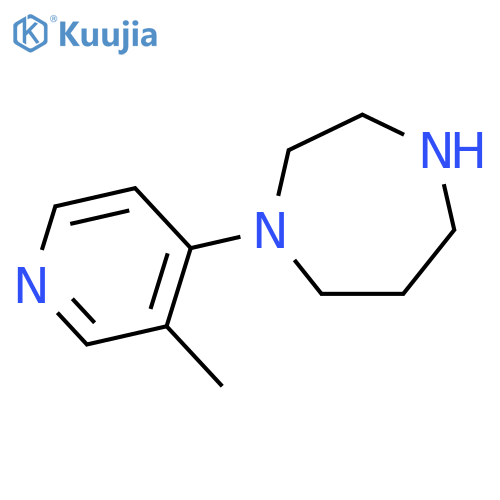 1-(3-Methylpyridin-4-yl)-1,4-diazepane structure