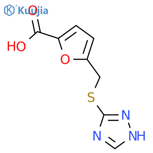 5-(4H-1,2,4-triazol-3-ylthio)methyl-2-furoic Acid structure