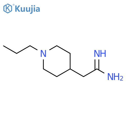 2-(1-Propylpiperidin-4-yl)ethanimidamide structure