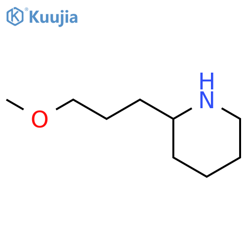 2-(3-Methoxypropyl)piperidine structure