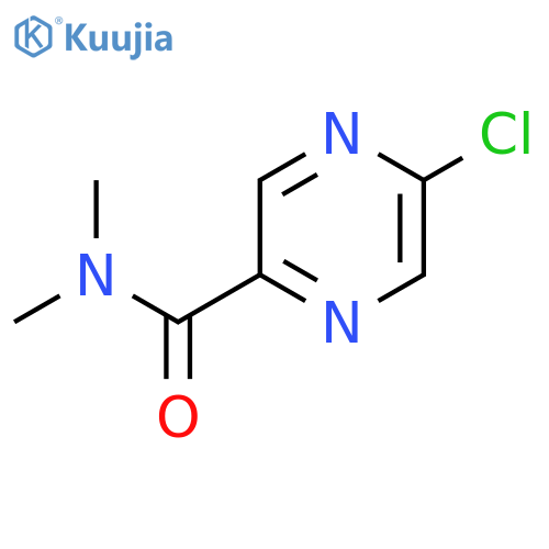 5-Chloro-N,N-dimethylpyrazine-2-carboxamide structure