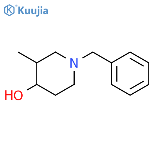 1-benzyl-3-methylpiperidin-4-ol structure