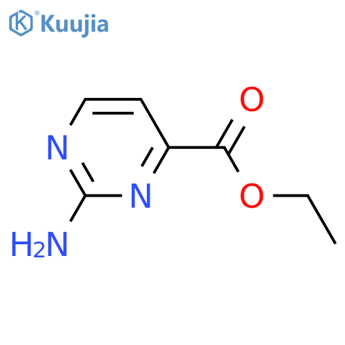 Ethyl 2-aminopyrimidine-4-carboxylate structure