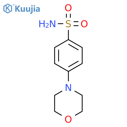 4-(morpholin-4-yl)benzene-1-sulfonamide structure