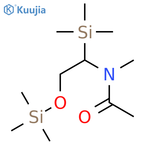 ACETAMIDE, N-METHYL-N-[1-(TRIMETHYLSILYL)-2-[(TRIMETHYLSILYL)OXY]ETHYL]- structure