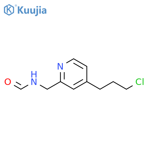 Formamide, N-[[4-(3-chloropropyl)-2-pyridinyl]methyl]- structure