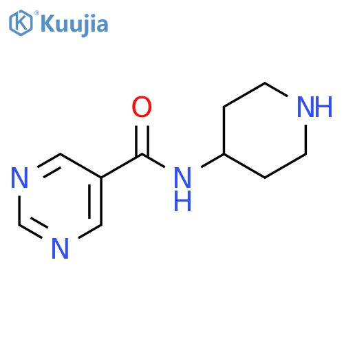 N-(4-Piperidyl)pyrimidine-5-carboxamide structure