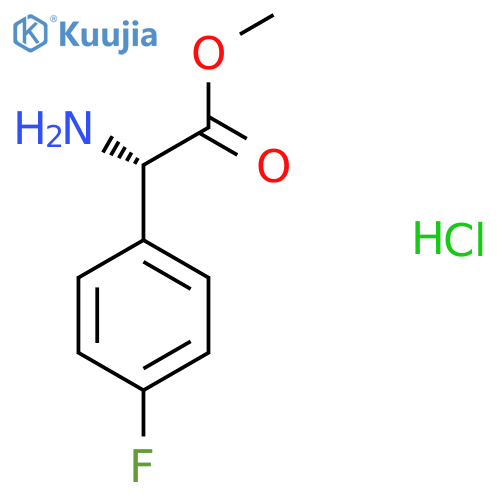 Methyl L-2-(4-Fluorophenyl)glycinate Hydrochloride structure