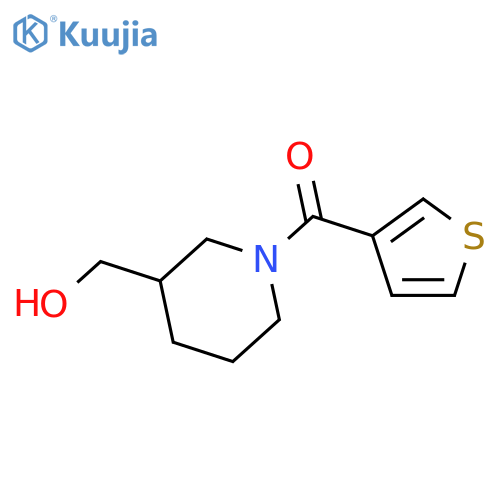 [3-(hydroxymethyl)piperidin-1-yl]-thiophen-3-ylmethanone structure