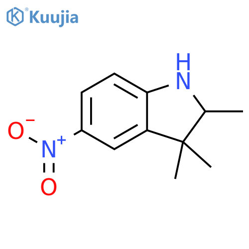 2,3,3-Trimethyl-5-nitroindoline structure