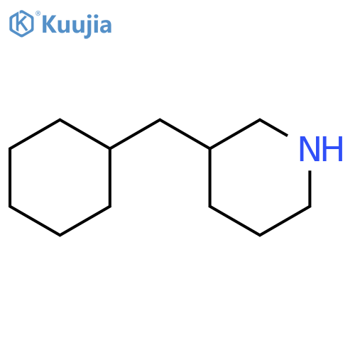 3-(cyclohexylmethyl)piperidine structure