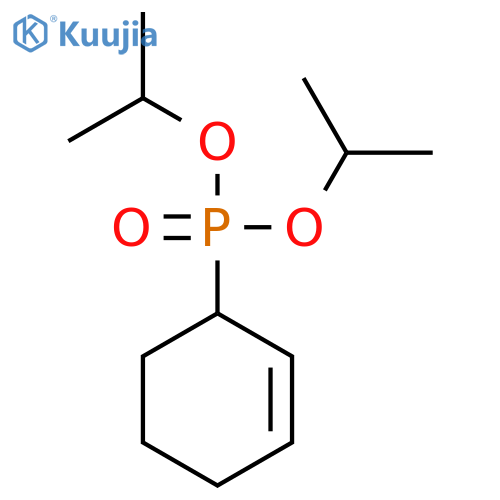 Phosphonic acid, 2-cyclohexen-1-yl-, bis(1-methylethyl) ester structure