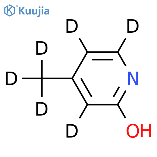 2-Hydroxy-4-methylpyridine-d6 structure