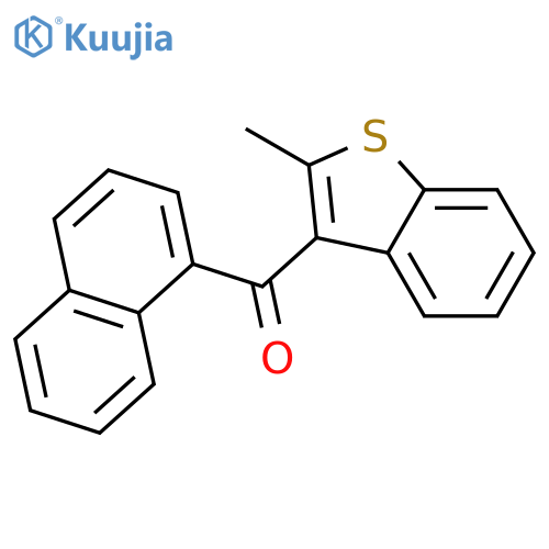 Methanone, (2-methylbenzo[b]thien-3-yl)-1-naphthalenyl- structure