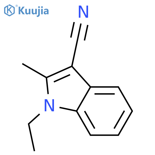 1-Ethyl-2-methyl-1H-indole-3-carbonitrile structure