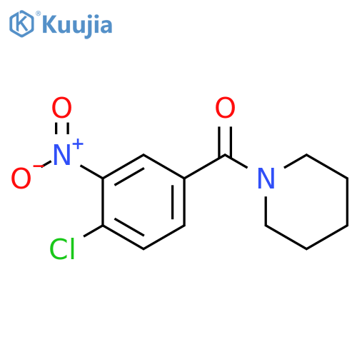 1-(4-Chloro-3-nitrobenzoyl)piperidine structure