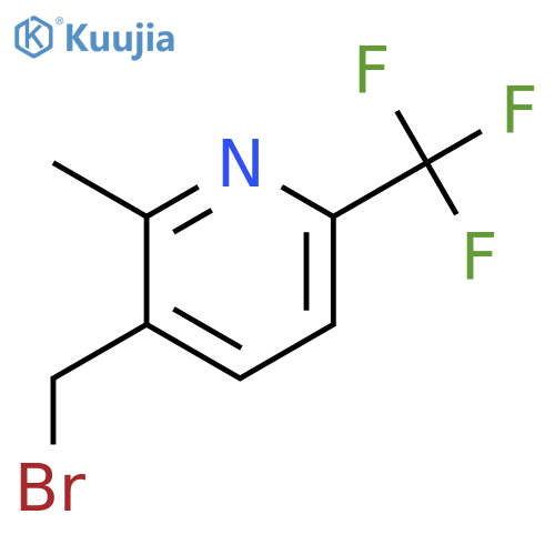 3-Bromomethyl-2-methyl-6-trifluoromethyl-pyridine structure