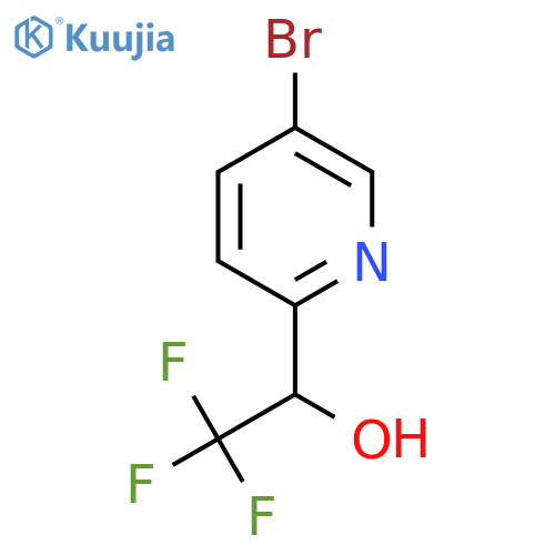 1-(5-Bromopyridin-2-yl)-2,2,2-trifluoroethanol structure