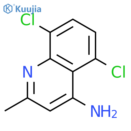 4-Amino-5,8-dichloro-2-methylquinoline structure