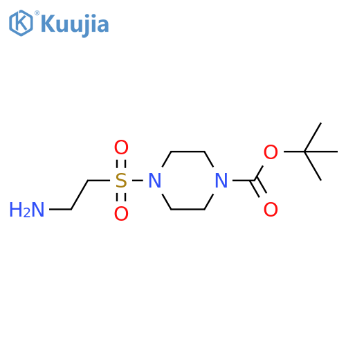 4-(2-Aminoethyl)Sulfonyl-1-Boc-Piperazine structure
