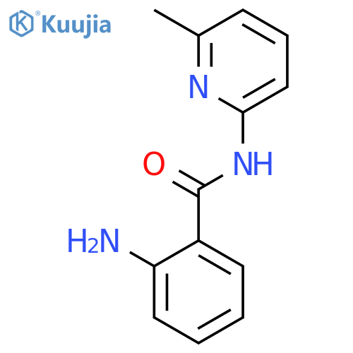 Benzamide, 2-amino-N-(6-methyl-2-pyridinyl)- structure