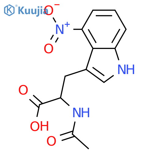 4-Nitrotryptophan; (±)-form, N-Ac structure