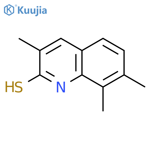 3,7,8-Trimethyl-quinoline-2-thiol structure