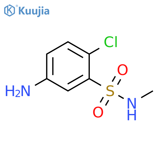 5-Amino-2-chloro-N-methylbenzenesulfonamide structure
