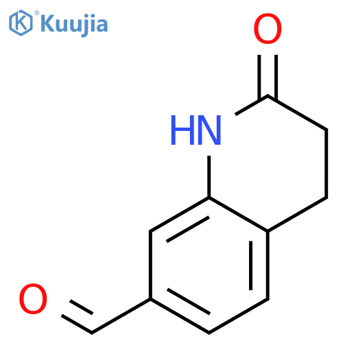 1,2,3,4-tetrahydro-2-oxo-7-Quinolinecarboxaldehyde structure