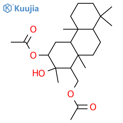 12,13,15-Isocopalanetriol; (ent-12β,13β)-form, 12,15-Di-Ac structure