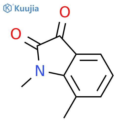 1,7-Dimethylindoline-2,3-dione structure