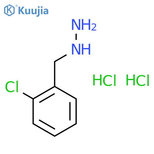(2-chlorophenyl)methylhydrazine hydrochloride structure