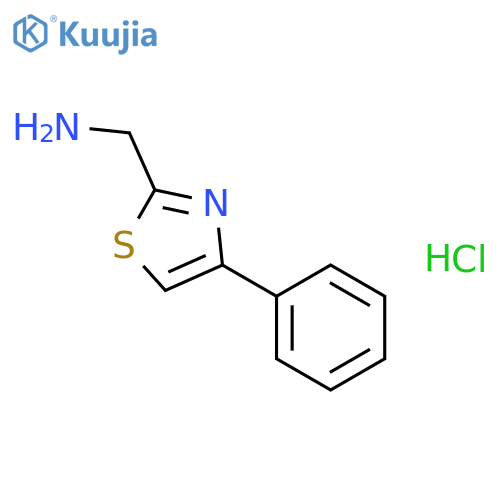 4-Phenyl-thiazol-2-yl-methylamine Hydrochloride structure