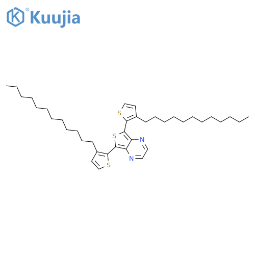 Thieno[3,4-b]pyrazine, 5,7-bis(3-dodecyl-2-thienyl)- structure