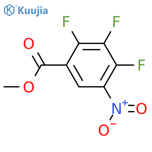 Methyl 2,3,4-trifluoro-5-nitrobenzoate structure