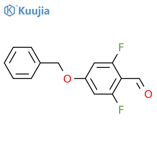 4-(Benzyloxy)-2,6-difluorobenzaldehyde structure