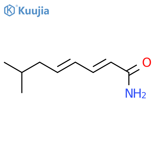 2,4-Octadienamide, 7-methyl-, (2E,4E)- structure