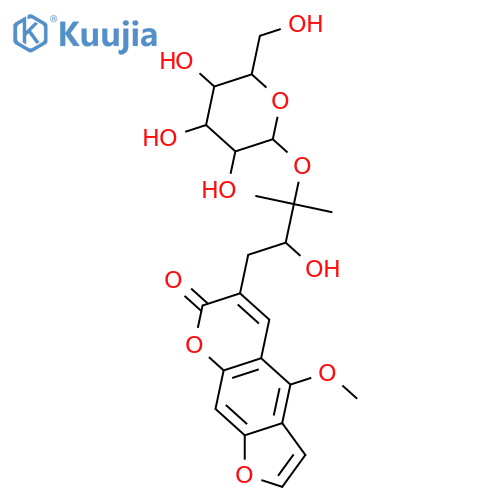Elemiferone; 5-Methoxy, 3'-O-β-D-glucopyranoside structure
