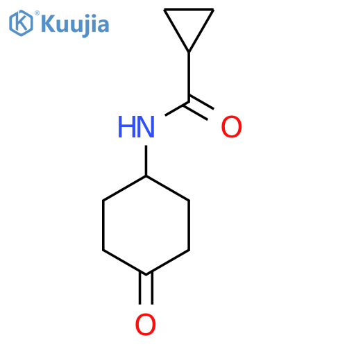 N-(4-Oxocyclohexyl)cyclopropanecarboxamide structure