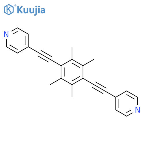 1,4-Bis(4'-pyridylethynyl)durene structure