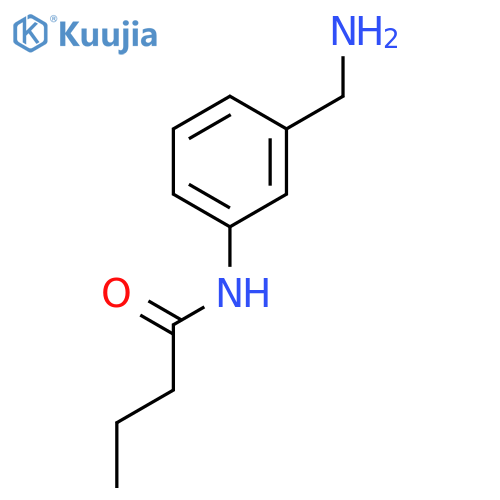 Butanamide, N-[3-(aminomethyl)phenyl]- structure
