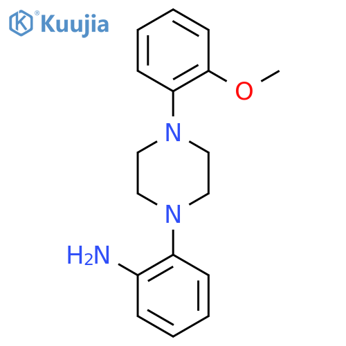 2-[4-(2-Methoxyphenyl)-1-piperazinyl]phenylamine structure