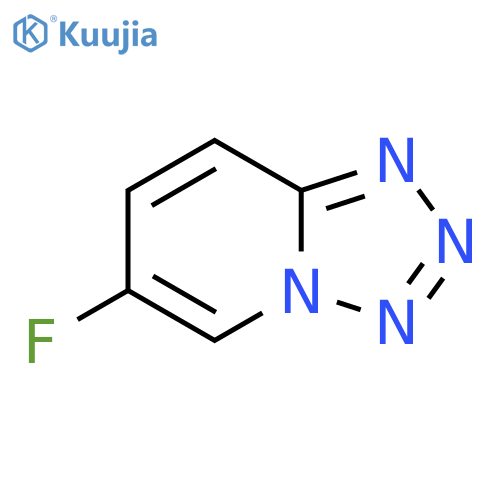 Tetrazolo[1,5-a]pyridine, 6-fluoro- structure