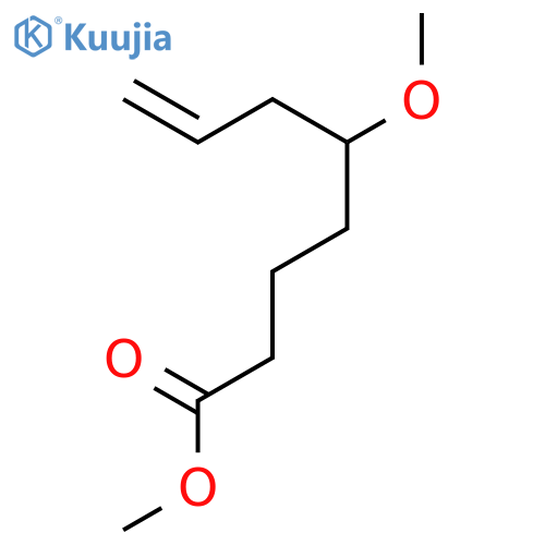 7-Octenoic acid, 5-methoxy-, methyl ester structure